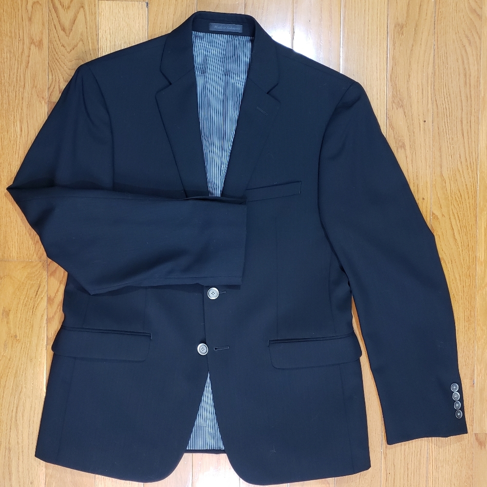 Calvin Klien Black Slim Fit Blazer Size 40S